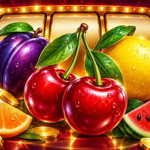3 Fruits Win: 10 Lines pokie cover with classic fruit symbols