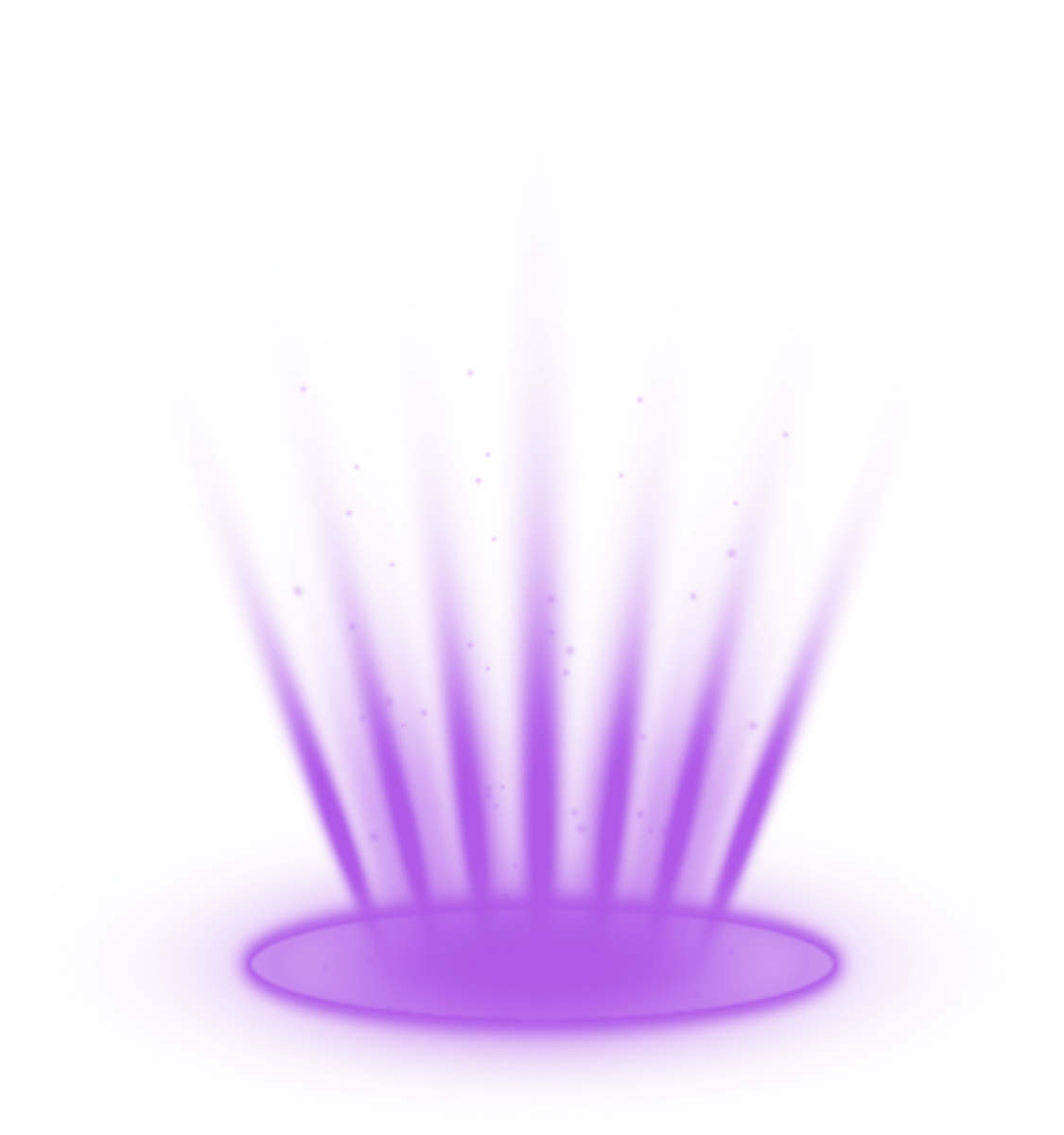 Soft purple stage light rays, evoking a calm, unhurried casino floor